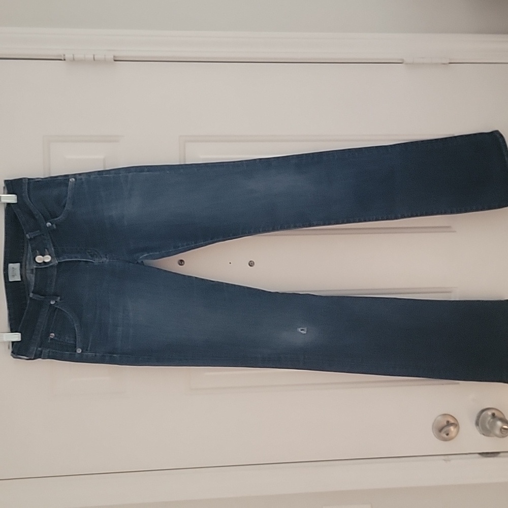 Womens Hudson Beth Baby boot Super Model Jeans, 29 X 34, Dark Wash Tall